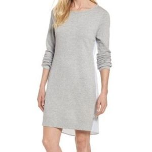 NWT Caslon Woven Back Sweatshirt Dress Size XS